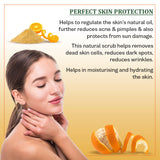 Agrovishwa 100% Organic Orange Peel Powder For Skin Lightening Brightening Wrinkle Free Skin Face Pack Whole Plant Used -100g