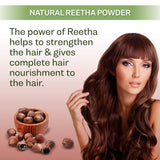Agrovishwa Organic Reetha Powder For Silky & Smooth Hair -100gm