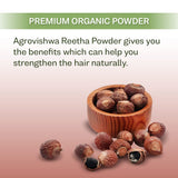 Agrovishwa Organic Reetha Powder For Silky & Smooth Hair -100gm