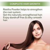 Agrovishwa Organic Reetha Powder For Silky & Smooth Hair -100gm