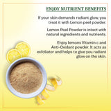 Agrovishwa 100% Organic Lemon Peel Powder FACE BRIGHTENING MASK Pack Pore Cleansing Anti Blemish Acne AGEING Glowing Skin Care 100g pack