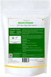 Agrovishwa Organic Brahmi Powder |Brain Herbal Supplement | Hair, Memory and Cognitive Wellness| Resealable Pouch (100g)