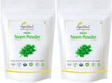 Agrovishwa Organic NEEM LEAVES Powder |Premium Quality | Chemical Free Hair & Skin Cleanser | Resealable Pouch (200g)