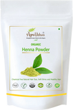 Agrovishwa 100% Pure & Natural Organic Henna Powder | Henna For Smooth | Silky Hair| Chemical Free |Hair Dye | Tattoos | Body Art Quality-100g (Henna -100g)