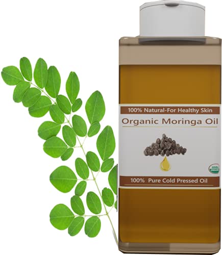 Agrovishwa’s 100% Organic MORINGA OIL, Wrinkle Free, Healthy & Glowing Skin | High Purity, Great Effect | – 30 ml | For healthy hair and skin